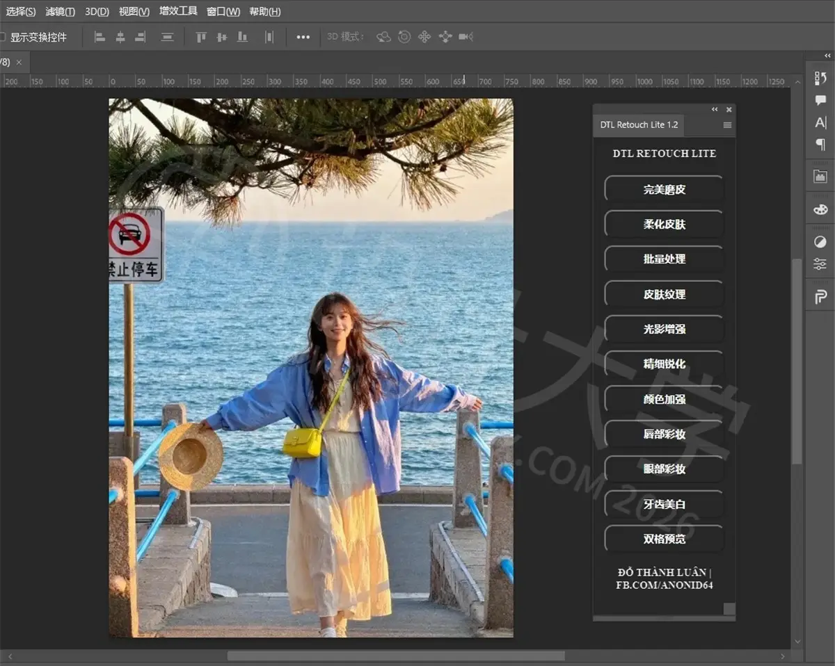 PS插件人像精修 DTL Retouch Lite 中文汉化版