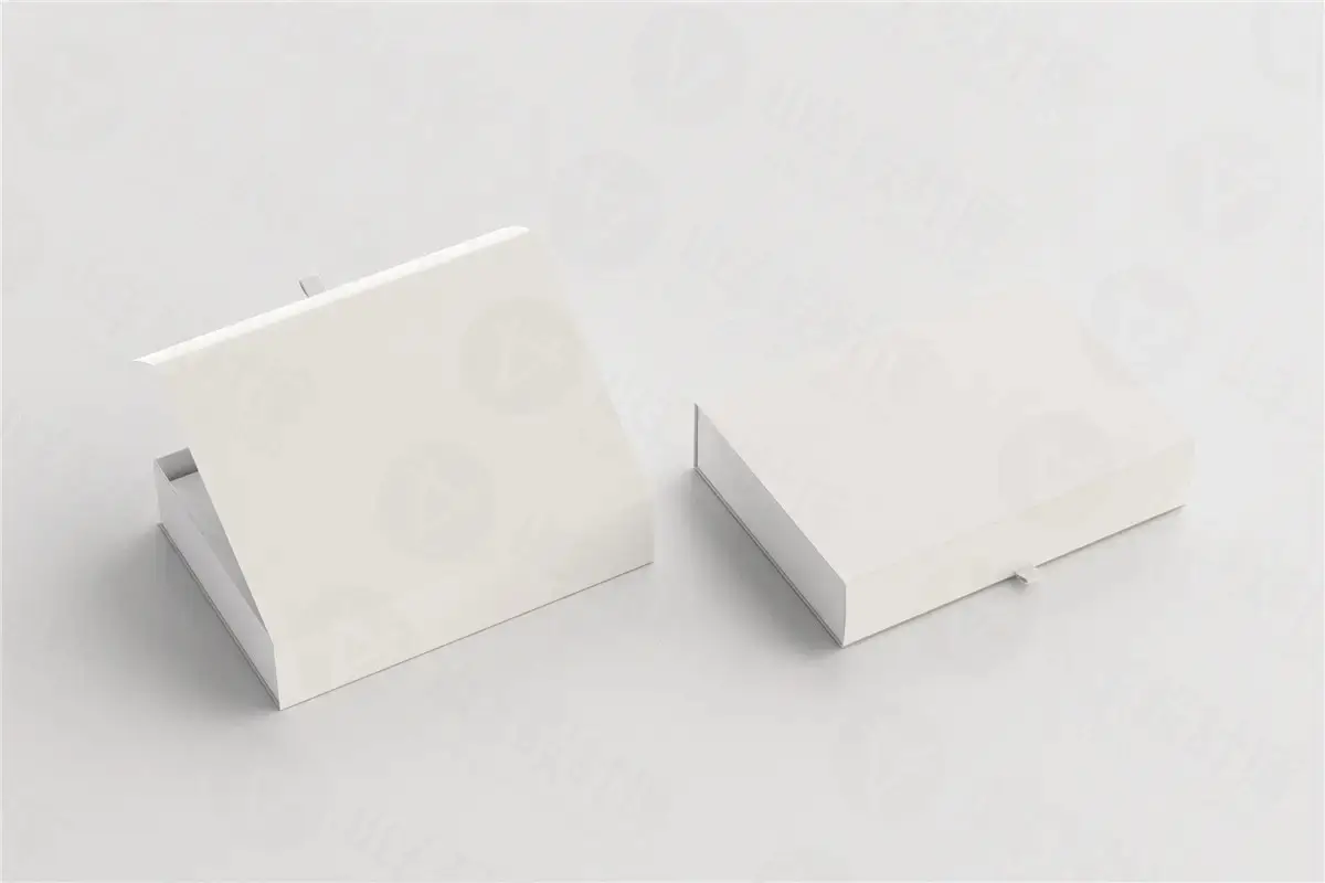 磁吸翻盖包装盒硬壳礼盒展示贴图样机