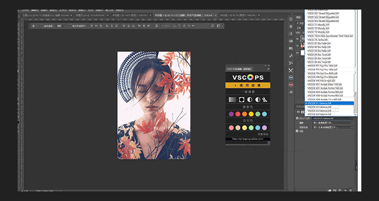 VSCOcam全滤镜PS插件