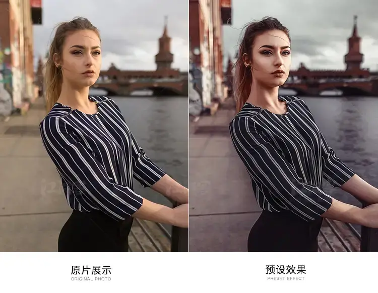 暗调人像复古人像手机滤镜调色预设