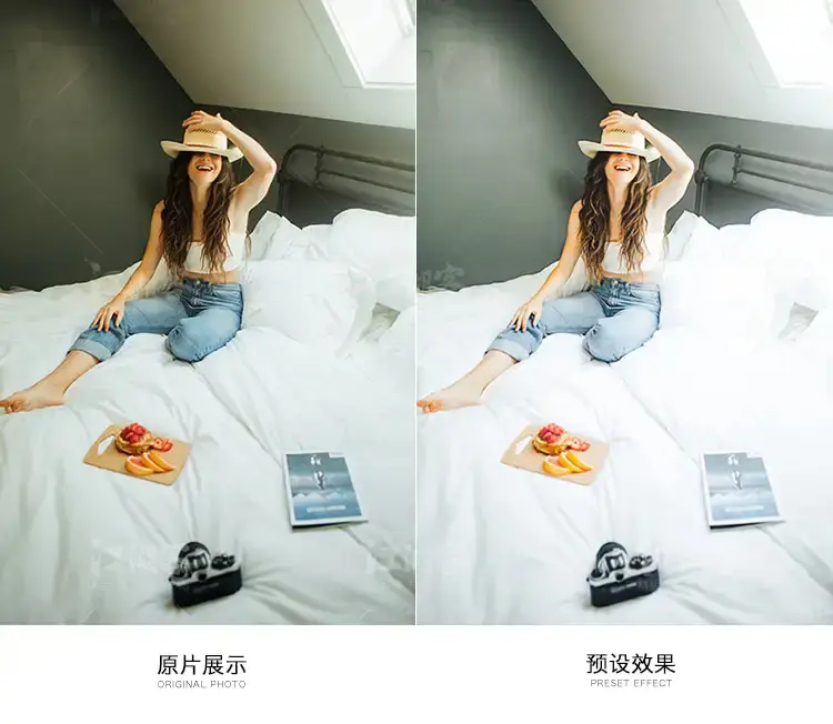 现代清新人像摄影后期户外调色预设滤镜