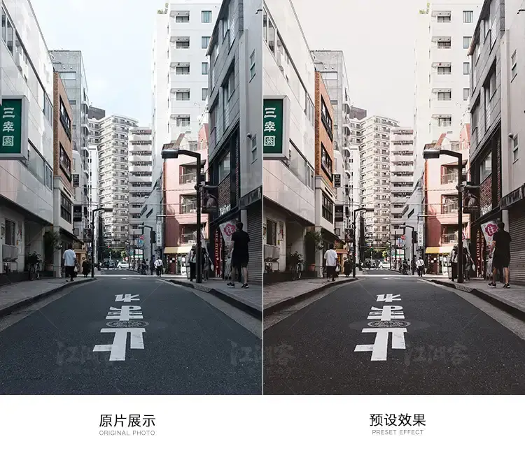人文纪实日系街拍旅拍摄影城市电影手机调色滤镜lr预设