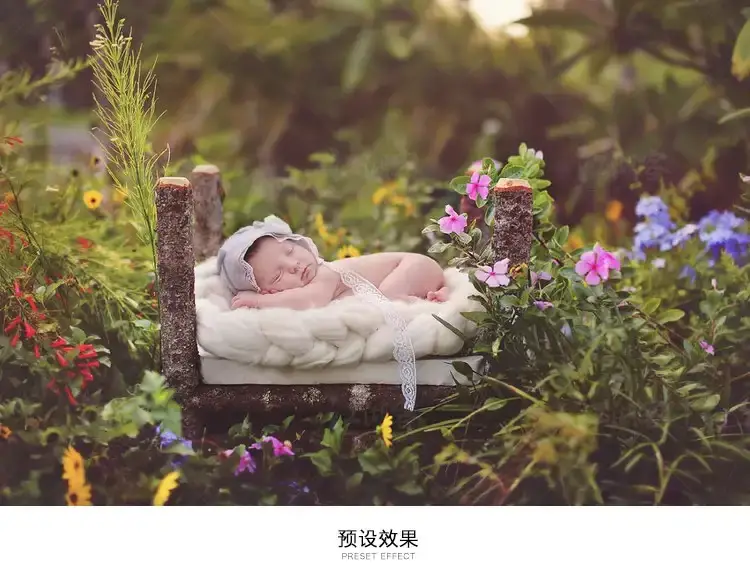 国外儿童清新唯美温暖风格摄影调色lr预设