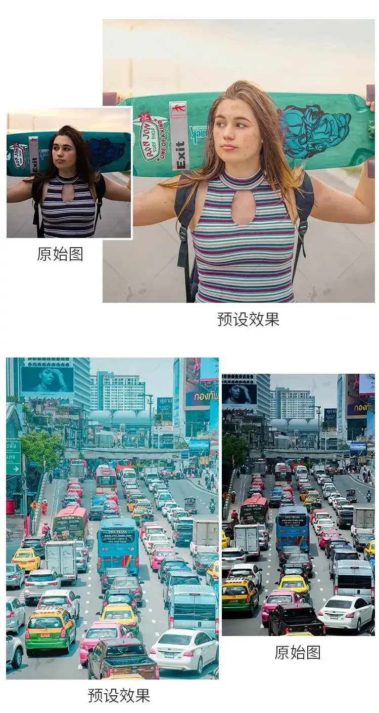 日系小清新少女甜美系糖果风动漫人像调色LR预设