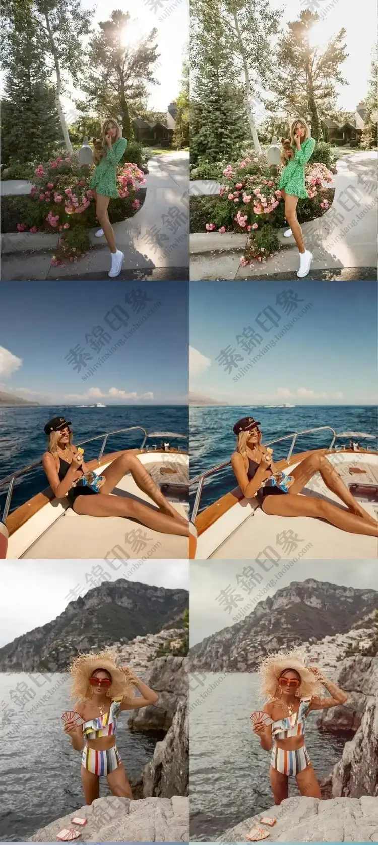网红风博主旅拍LUT调色LR预设