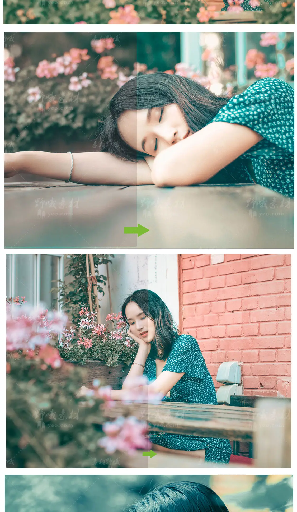 日系文艺小清新自然胶片LUT调色LR预设
