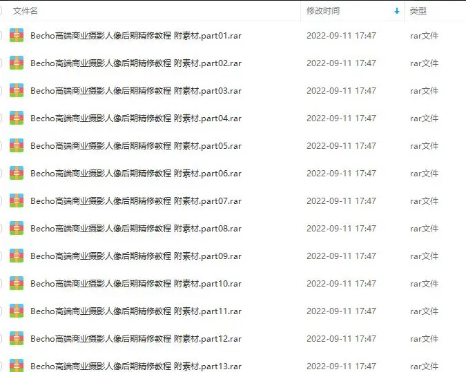 Becho高端商业摄影人像后期精修视频教程 附素材
