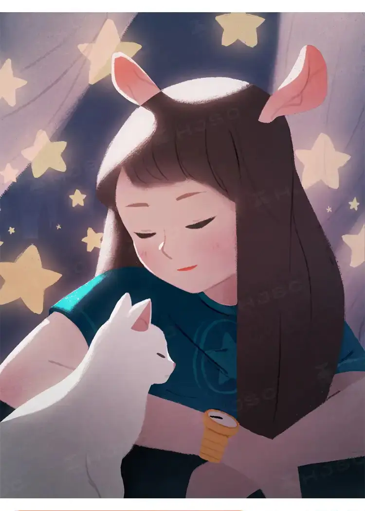 Jingsketch插画人像厚涂水彩色卡procreate笔刷