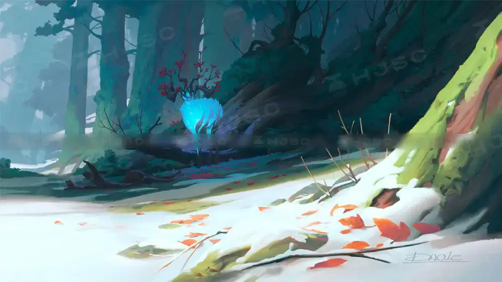 Dao Le Trong CG原画厚涂人像场景卡通插画ps笔刷procreate笔刷
