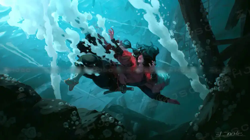 Dao Le Trong CG原画厚涂人像场景卡通插画ps笔刷procreate笔刷